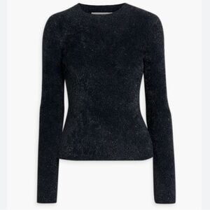 VINCE. Metallic knitted sweater